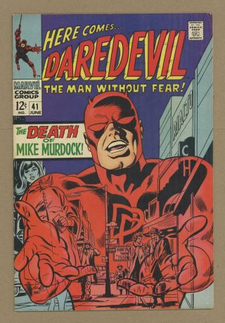 Daredevil (1st Series) 41 1968 Fn 6.  0