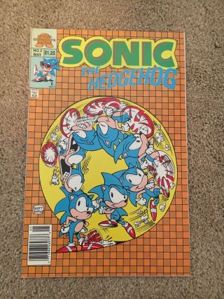 Sonic The Hedgehog Volume 1 3.  Nm.  Very Low Print