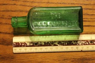 Vintage The Piso Company Medicine Bottle Marijuana Extract Hazeltine Co