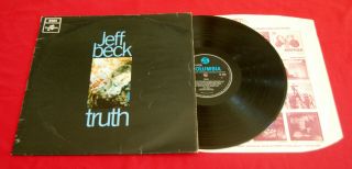 Jeff Beck - Truth - 1968 Uk 1st Pressing - In The Rarer " Mono " Press - Ex,