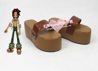 Shaman King Yoh Asakura Cosplay Shoes Boots Custom - Made