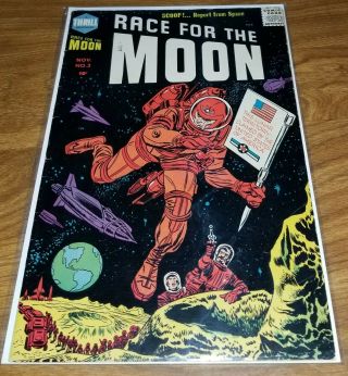 Race For The Moon Issue 3,  Single 1958 Comic By Harvey
