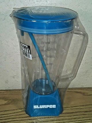 7 - 11 Slurpee Blender Mug Cup 52oz Seven Eleven Blue