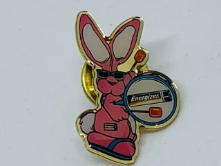 Lmh Pinback Pin Energizer Bunny Batteries Battery Drum Home Depot Employee 1.  12 "