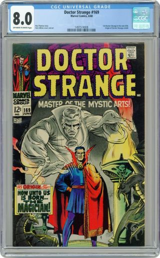 Doctor Strange (1st Series) 169 1968 Cgc 8.  0 1497514008