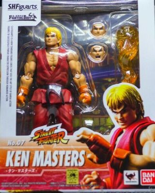S.  H.  Figuarts Street Fighter Ii,  Ken Masters Action Figure Bandai