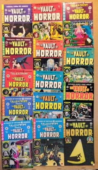 The Vault Of Horror /Tales From The Crypt.  set of 20 EC / Russ Cochran comics 2