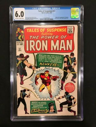 Tales Of Suspense 57 - Cgc 6.  0 (first Appearance Of Hawkeye)