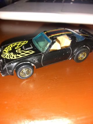 1977 Hot Wheels Black Hot Bird Pontiac Firebird Trans - Am T - Top Blue Tint
