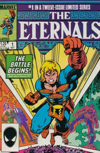 The Eternals 1 - 12 Vf/ Near Complete Set 1985 Marvel Mn - 1814