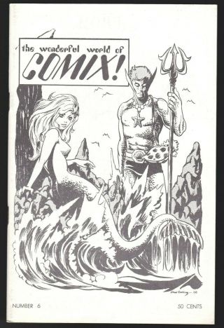 The Wonderful World Of Comix 6 Comics Fanzine Michael Kaluta Joe Sinnott