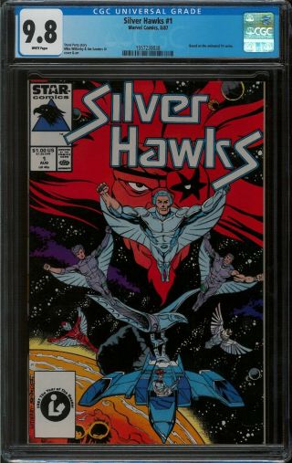 Silver Hawks (1987) 1 Cgc 9.  8 Nm/mt (marvel/star Comics,  1980 