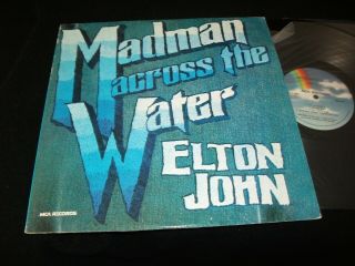 Elton John Madman Across The Water Lp Vinyl Canada Pressing Mca Mca - 3003