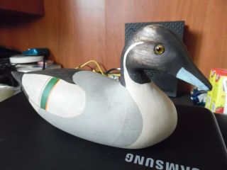 Rare Ducks Unlimited Pintail Incentive Wood Decoy 9 " X 4 "
