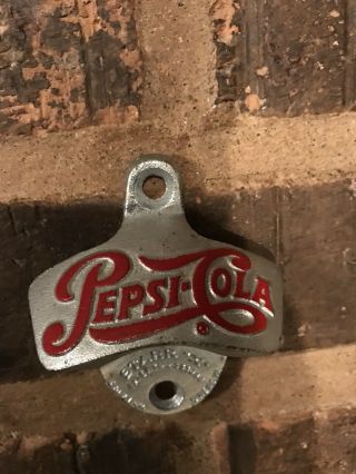 vintage pepsi - cola stationary bottle opener.  Star X 2