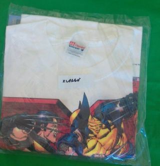 Wolverine T - Shirt Xl Nos Mib Ltd.  Edition Comic Defense Fund Never Opened 2002