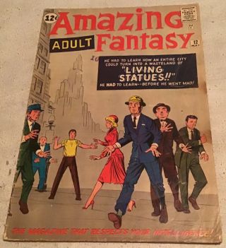 Fantasy 12 Marvel Comic 1962 Silver Age Vintage Stan Lee Steve Ditko