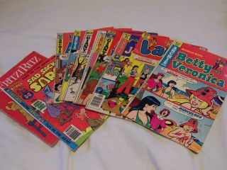 10 Comic Books - Archies Betty/veronica 1970 
