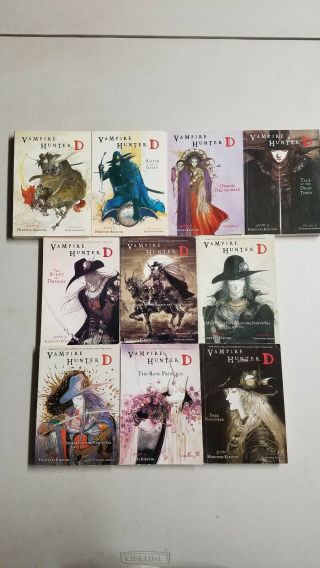 Vampire Hunter D Novel 1 - 10 Set