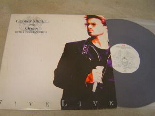 George Michael Queen Lisa Stansfield Five Live 1993 Korea Ep Lp 12 " Ex 6track