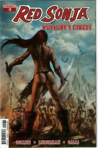 Red Sonja Vultures Circle 2c Nm Parrillo Variant Nude Risque Queen Dynamite 23