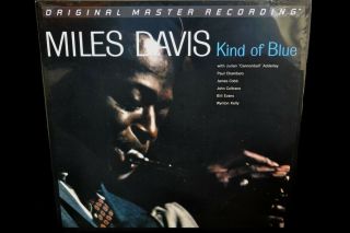 Miles Davis Kind Of Blue 2 Lp 45 Rpm Vinyl Mfsl Mofi Mobile Fidelity