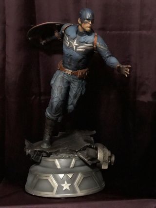 Sideshow Captain America Premium Format Exclusive Statue Low Number