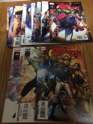 Young Avengers 1 - 12 Vf/ Near 2006 Complete Set,  Misc Marvel Kate Bishop