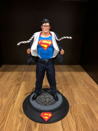 Superman Clark Kent Christopher Reeve Custom Statue 1/4 Scale