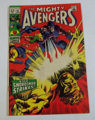 The Avengers 65 (1st Print) 8.  0 Vf Marvel 1968
