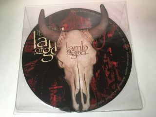 Lamb Of God As The Palaces Burn Lp Picture Disc Rare Limited 2000 Die Cut