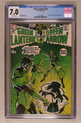 Green Lantern (1st Series Dc) 76 1970 Cgc 7.  0 1616230020