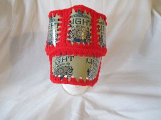 Vintage Schlitz Light Knit Beer Can Bucket Hat - Cap 70 