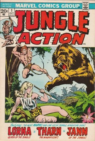 Jungle Action 1 (9.  0,  Vf - Nm) 1972