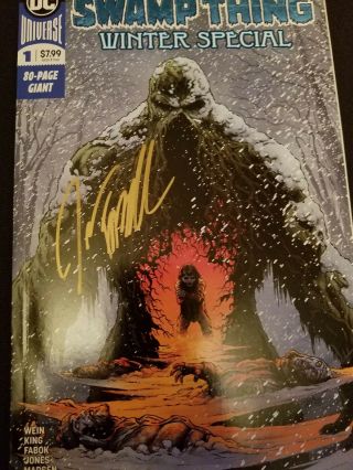 Swamp Thing 1 Ws Signed Jason Fabok Cover Artist 80 Page Giant Winter Special