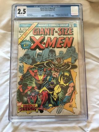 Giant - Size X - Men 1 (july 1975,  Marvel) - Cgc 2.  5