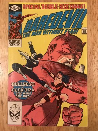 Daredevil 181 (apr 1982,  Marvel) Death Of Elektra
