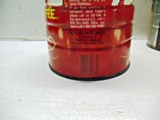 3 Old Vintage Folgers Yuban Beech Nut Coffee Can Tins 10.  5 & 16oz 3