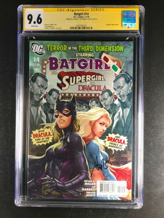 Batgirl 14 Cgc 9.  6 Signed By Stanley " Artgerm " Lau Dc 2010 Supergirl