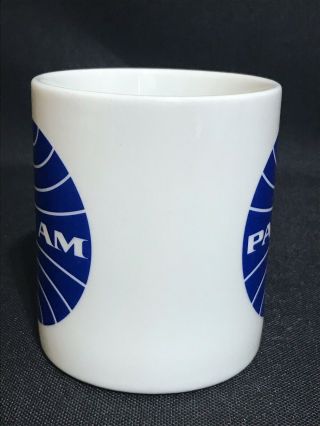 Vintage Pan Am Airlines Coffee Mug cup orignal 1970s 2