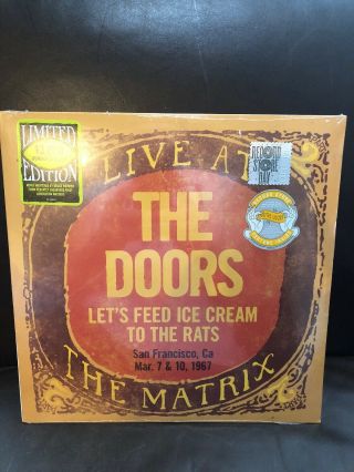 The Doors Live At The Matrix Rsd 2018 Vinyl 5135 Ltd Ed San Francisco,  Ca