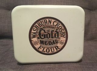 Vintage Collectible Washburn Crosby Gold Medal Flour Co Merchant Millers Tin 5
