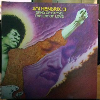 Jimi Hendrix/3,  Band Of Gypsys And The Cry Of Love.  Double Lp French Pressing