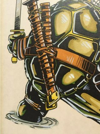 Teenage Mutant Ninja Turtles Leonardo color art Kevin Eastman 1985 TMNT 3