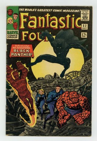 Fantastic Four (1st Series) 52 1966 Vg/fn 5.  0