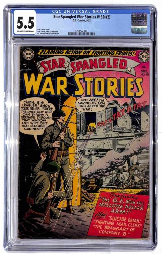 Star Spangled War Stories 132 (2) Cgc 5.  5 1952 Dc