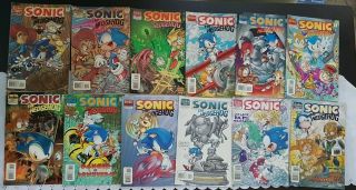 Archie Sonic The Hedgehog Comic Books 55,  56,  57,  58,  59,  60,  61,  62,  63,  64