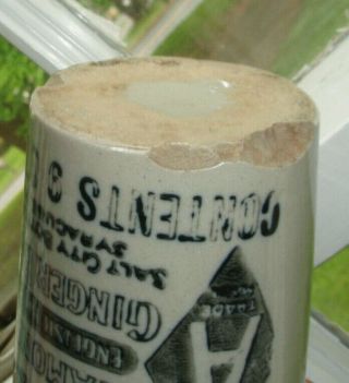vintage stoneware bottle DIAMOND A GINGER BEER Syracuse York Salt City Bottl 5