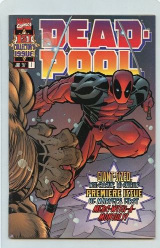 Deadpool 1 (1997) Vf,  Giant - Sized (premiere Issue) Marvel Comic Book