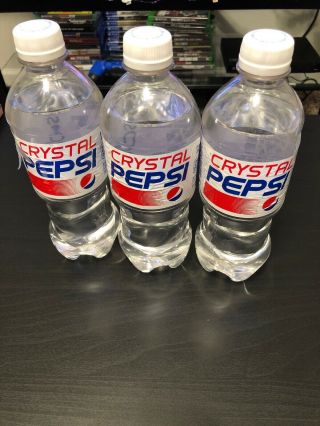 Extremely Rare Crystal Pepsi March 20,  2017 Exp.  Date